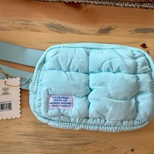 Simply Southern Aqua Quilted Bag